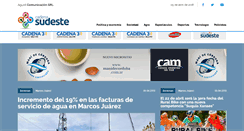 Desktop Screenshot of cadenasudeste.com