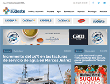 Tablet Screenshot of cadenasudeste.com